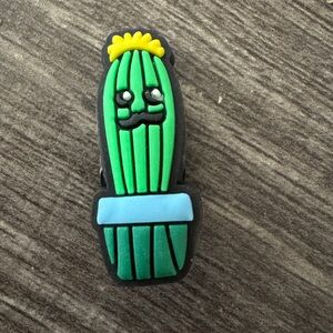 Mustache Cactus Crocs Jibbitz Shoe Charm 5/$20